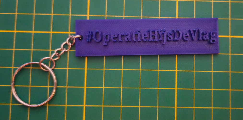Sleutelhanger #OperatieHijsDeVlag