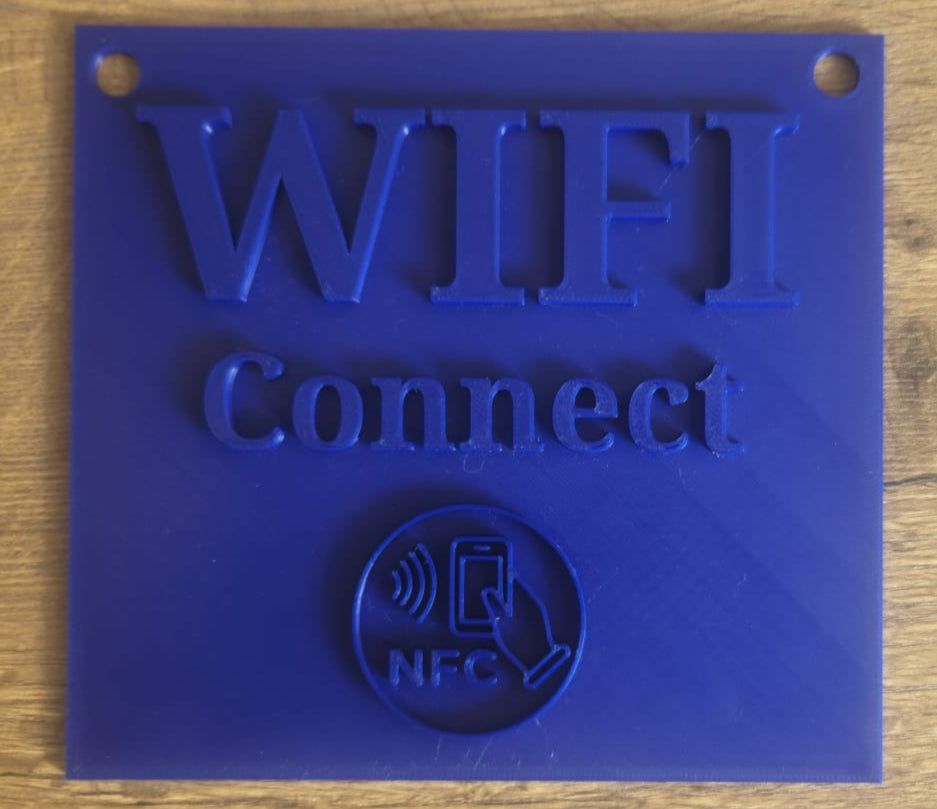 WiFi Connect NFC muurplaat