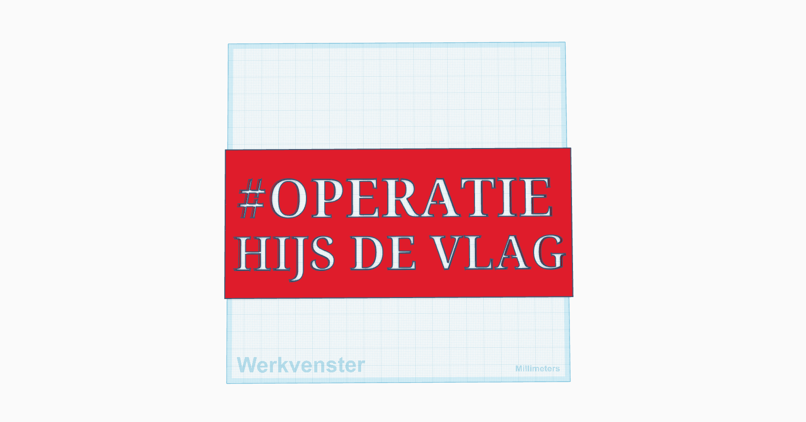 Sjabloon #Operatiehijsdevlag